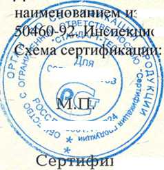 Стандарт. Сертификат Соответствия . ОЕИ Аналитика