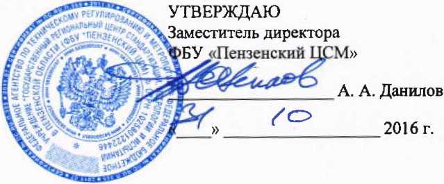 Методика поверки. Система автоматизированная информационно-измерительная учета энергоресурсов ПАО «ППГХО». ОЕИ Аналитика