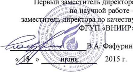Методика поверки. ГСИ. Система измерений количества и параметров природного газа в составе узла коммерческого учета сырого газа на Вынгаяхинской КС. ОЕИ Аналитика