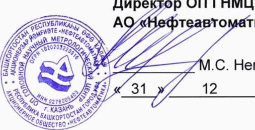 Методика поверки. система измерения количества и параметров газа сикг, поступающего на дежурные горелки совмещенной факельной установки упн-2. ОЕИ Аналитика