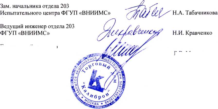 Методика поверки. Нутрометры микрометрические торговой марки