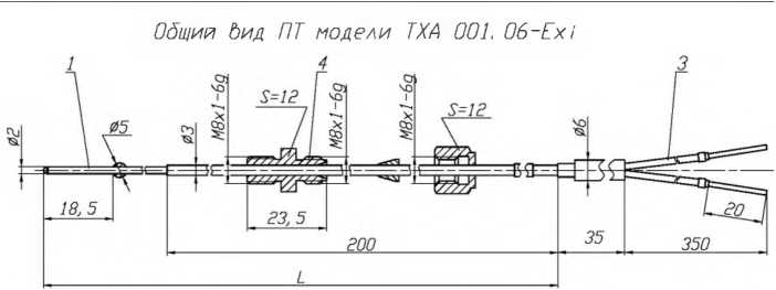 Руководство по эксплуатации. ПРЕОБРАЗОВАТЕЛИ ТЕРМОЭЛЕКТРИЧЕСКИЕ ТХА 001, ТХА 002, ТХК 002. ОЕИ Аналитика