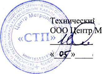 Методика поверки. Система измерений количества сжиженного углеводородного газа при наливе в автомобильные цистерны цеха №3 отд. 0306 АО