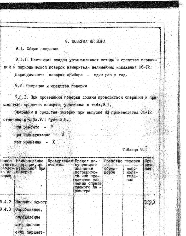 Руководство по эксплуатации. ИЗМЕРИТЕЛЬ НЕЛИНЕЙНЫХ ИСКАЖЕНИЙ С6-12 ЧАСТЬ 1 Техническое описание и инструкция по эксплуатации. ОЕИ Аналитика