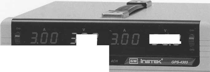 Руководство по эксплуатации. Источники питания постоянного тока GPS-2303, GPS-4303, GPS-3303, GPS-4251. ОЕИ Аналитика