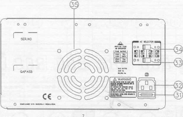 Руководство по эксплуатации. Источники питания постоянного тока GPS-2303, GPS-4303, GPS-3303, GPS-4251. ОЕИ Аналитика