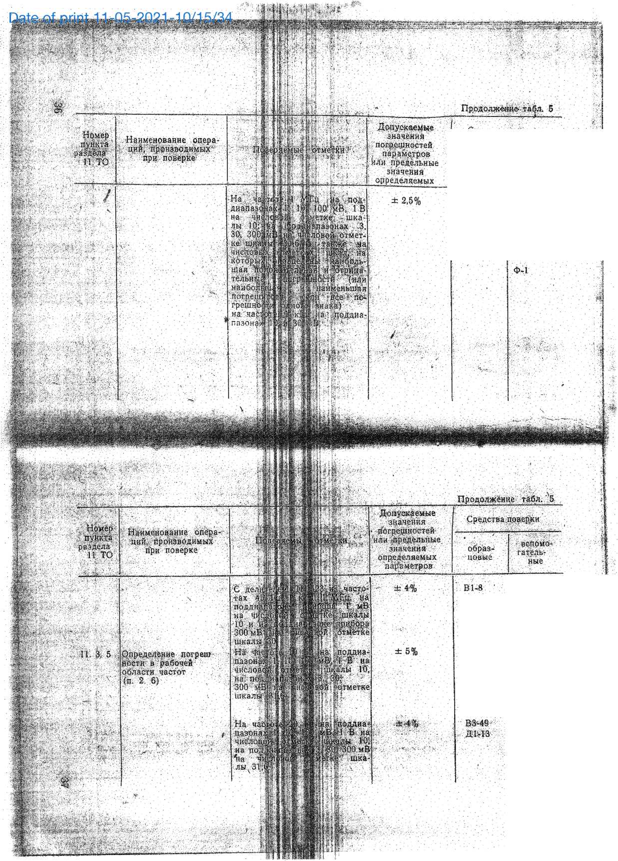 Методика поверки. Милливольтметр в-56. ОЕИ Аналитика