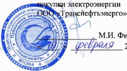 Методика поверки. ГСИ .Система автоматизированная информационно-измерительная коммерческого учета электроэнергии (АИИС КУЭ )ПАО ,, Транснефть ,, в части ООО ,, Транснефть -Балтика по ЛПДС Ярославль . ОЕИ Аналитика