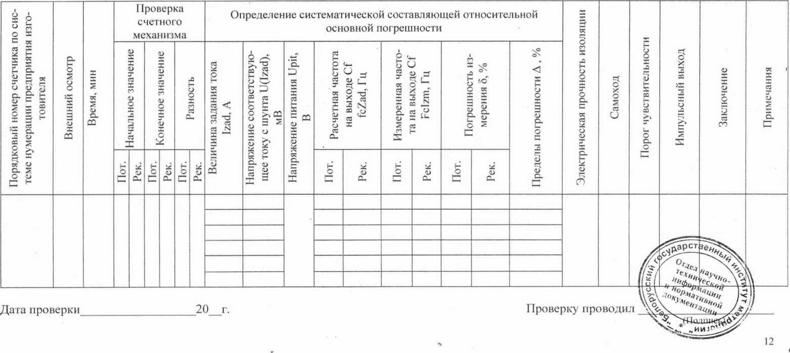 Методика поверки. СЧЕТЧИКИ ЭЛЕКТРИЧЕСКОЙ ЭНЕРГИИ ПОСТОЯННОГО ТОКА СКВТПТ. ОЕИ Аналитика