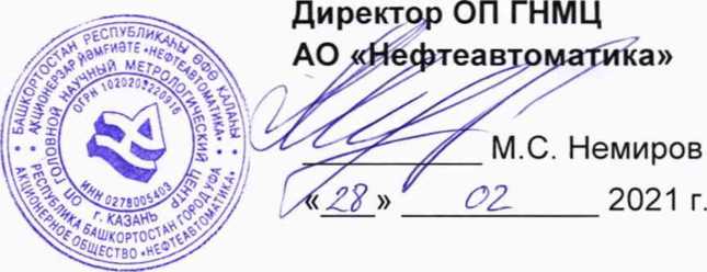Методика поверки. Система измерений количества и показателей качества нефтепродуктов на причалах . ОЕИ Аналитика