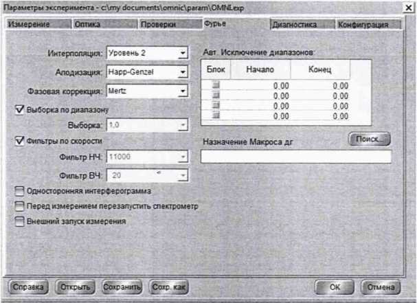 Методика поверки. Фурье-спектрометры инфракрасные модели Nicolet iS20. ОЕИ Аналитика