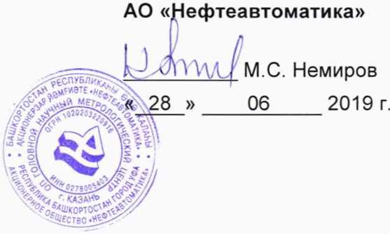 Методика поверки. Система измерения количества газа Западной группы. ОЕИ Аналитика