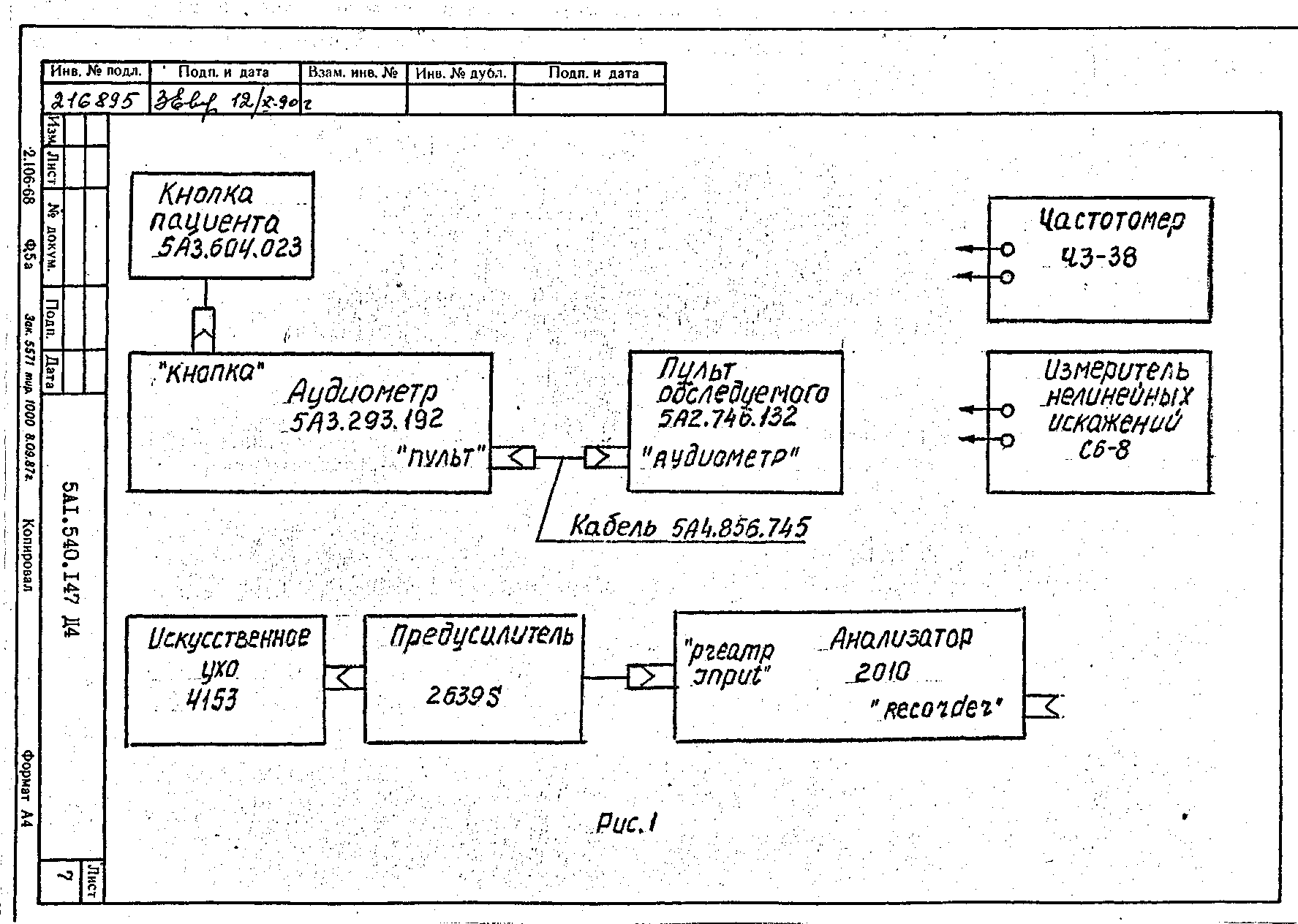 Инструкция. Аудиометр автоматизированный АА-01. ОЕИ Аналитика