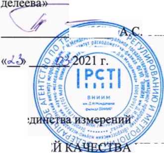 Методика поверки. ГСИ система измерений количества и показателей качества нефти №1555 на псп