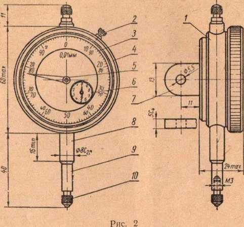 Инструкция. Инструкция 141-55 по поверке индикаторов часового типа с ценой деления 0.01 мм. ОЕИ Аналитика