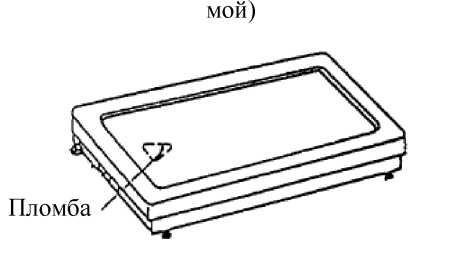Внешний вид. Весы неавтоматического действия с печатанием этикетки, http://oei-analitika.ru рисунок № 8
