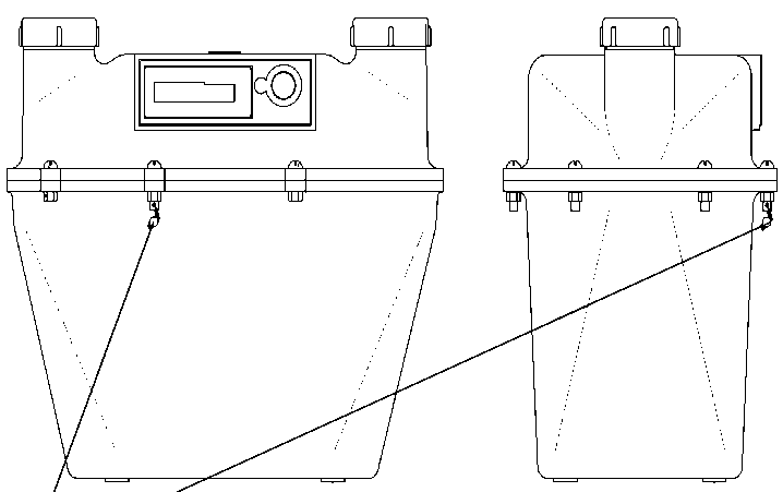 Внешний вид. Счетчики газа двухкамерные, http://oei-analitika.ru рисунок № 5