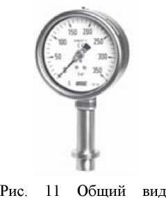 Внешний вид. Манометры деформационные мембранные (P), http://oei-analitika.ru 