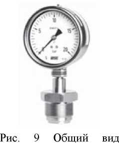 Внешний вид. Манометры деформационные мембранные, http://oei-analitika.ru рисунок № 9