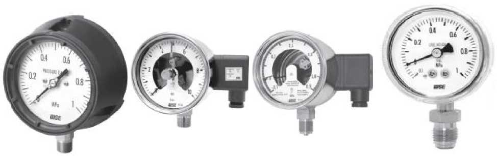 Внешний вид. Манометры деформационные с трубчатой пружиной, http://oei-analitika.ru рисунок № 7