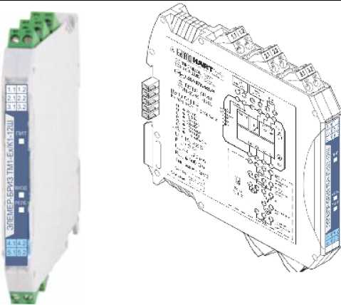 Внешний вид. Преобразователи измерительные (барьеры искрозащиты) (