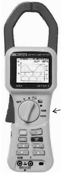 Внешний вид. Клещи для измерения параметров качества электроэнергии, http://oei-analitika.ru рисунок № 1