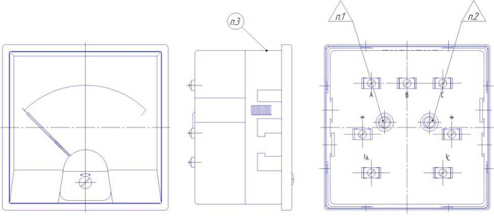 Внешний вид. Ваттметры и варметры, http://oei-analitika.ru рисунок № 2