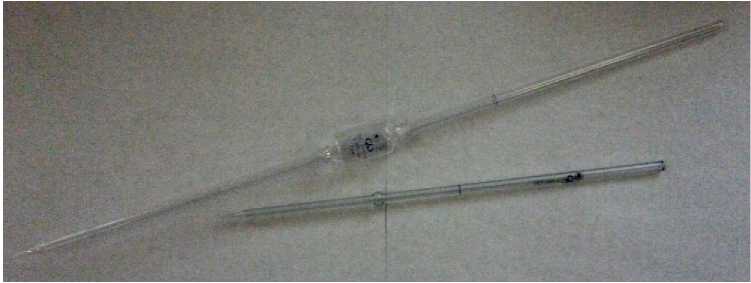 Внешний вид. Пипетки с одной отметкой (Мора), http://oei-analitika.ru рисунок № 2