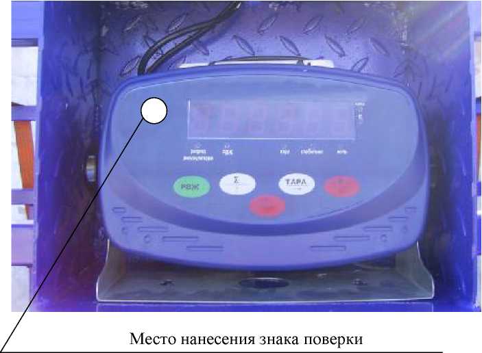 Внешний вид. Весы платформенные электронные, http://oei-analitika.ru рисунок № 6