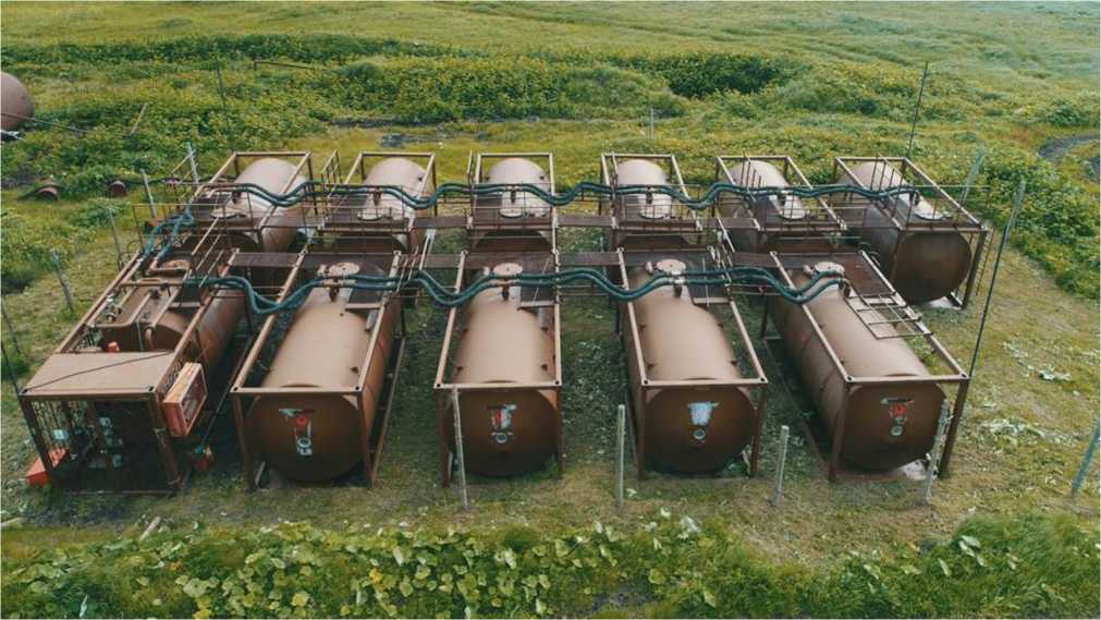 Внешний вид. Резервуары стальные горизонтальные цилиндрические, http://oei-analitika.ru рисунок № 1