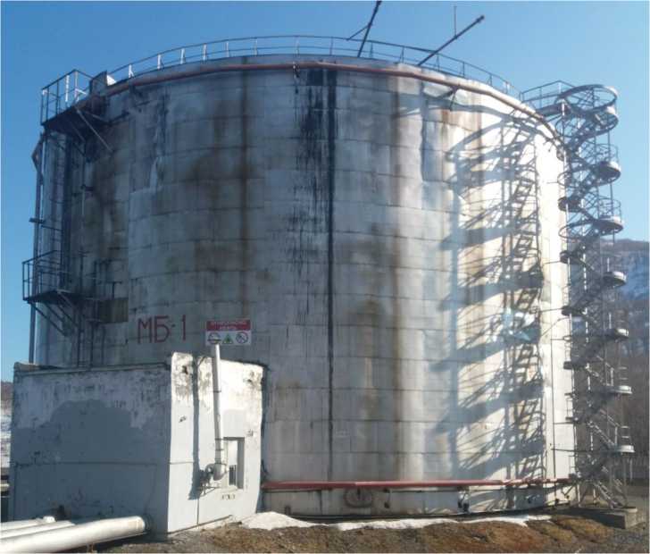 Внешний вид. Резервуар стальной вертикальный цилиндрический теплоизолированный, http://oei-analitika.ru рисунок № 1