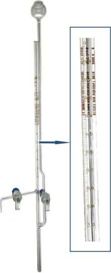 Внешний вид. Бюретки лабораторные стеклянные, http://oei-analitika.ru рисунок № 1