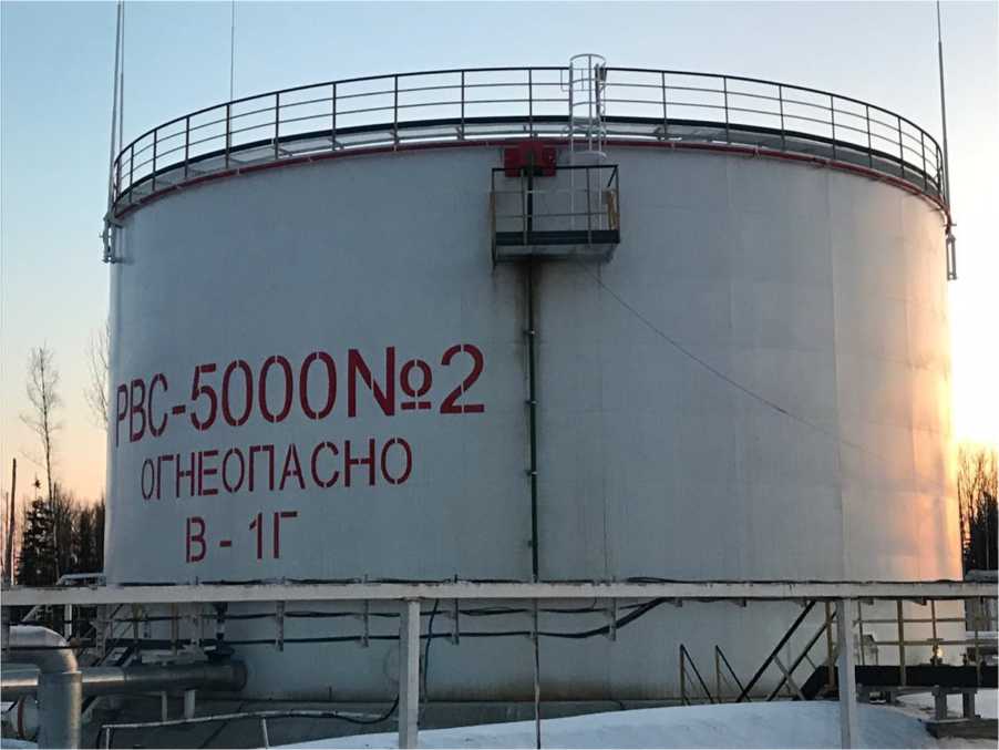 Внешний вид. Резервуары стальные вертикальные цилиндрические, http://oei-analitika.ru рисунок № 1