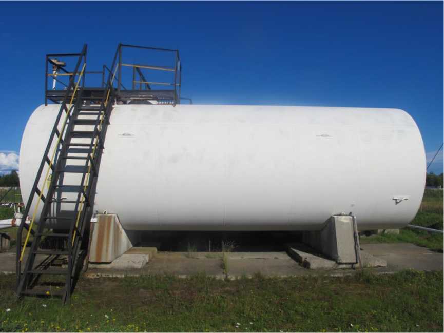 Внешний вид. Резервуары стальные горизонтальные цилиндрические, http://oei-analitika.ru рисунок № 1