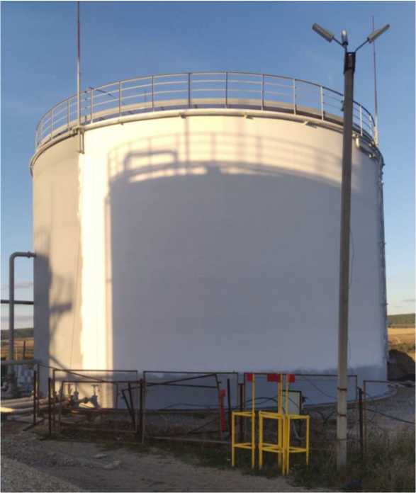 Внешний вид. Резервуар стальной вертикальный цилиндрический, http://oei-analitika.ru рисунок № 1