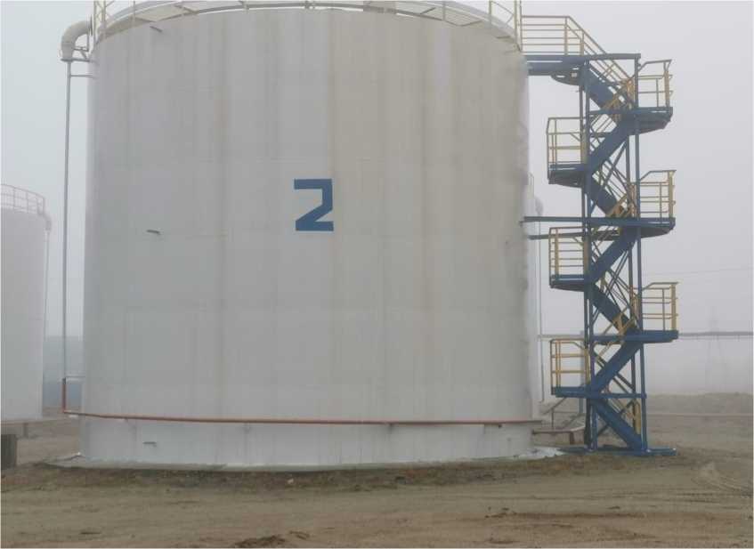 Внешний вид. Резервуар стальной вертикальный цилиндрический, http://oei-analitika.ru рисунок № 1