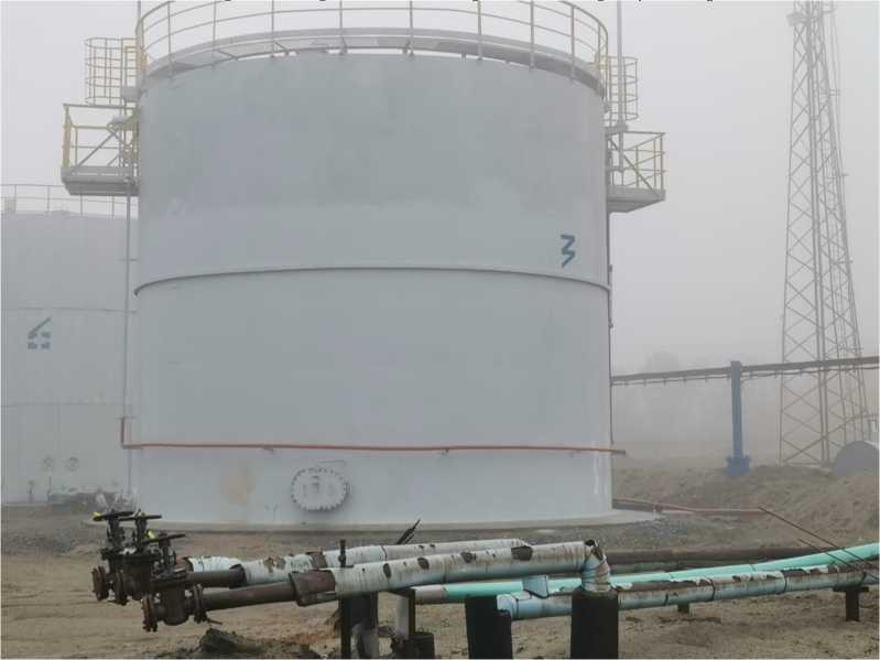 Внешний вид. Резервуар стальной вертикальный цилиндрический, http://oei-analitika.ru рисунок № 1