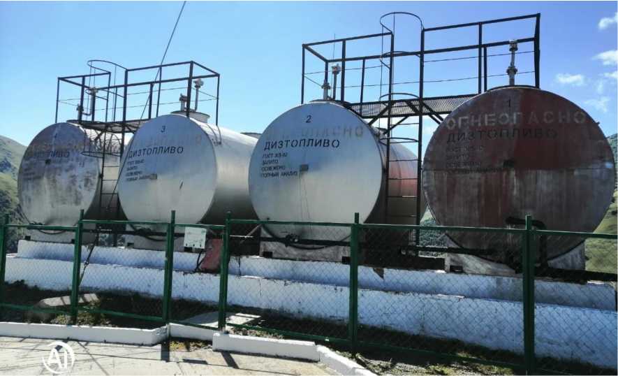 Внешний вид. Резервуары горизонтальные стальные цилиндрические, http://oei-analitika.ru рисунок № 1