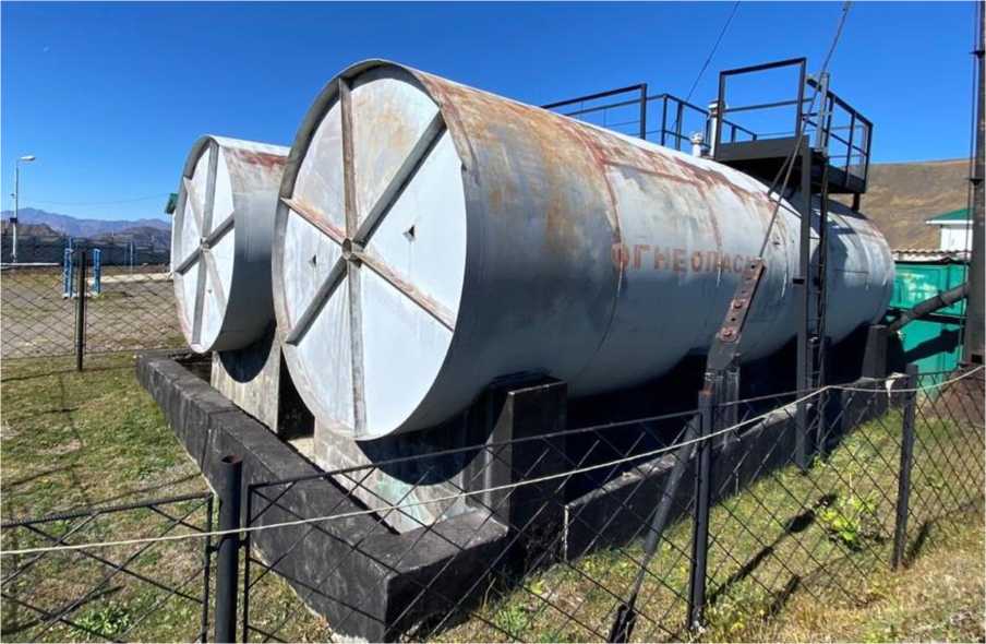 Внешний вид. Резервуары горизонтальные стальные цилиндрические, http://oei-analitika.ru рисунок № 2