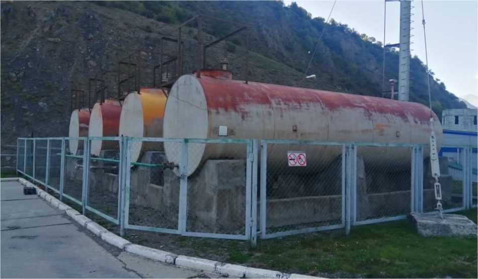 Внешний вид. Резервуары горизонтальные стальные цилиндрические, http://oei-analitika.ru рисунок № 4