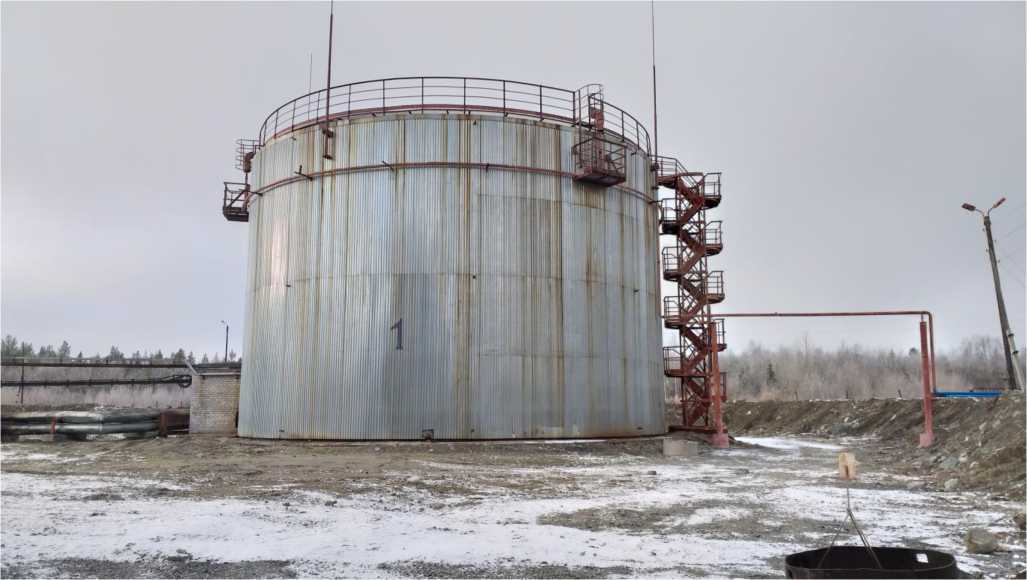Внешний вид. Резервуар стальной вертикальный цилиндрический теплоизолированный, http://oei-analitika.ru рисунок № 1