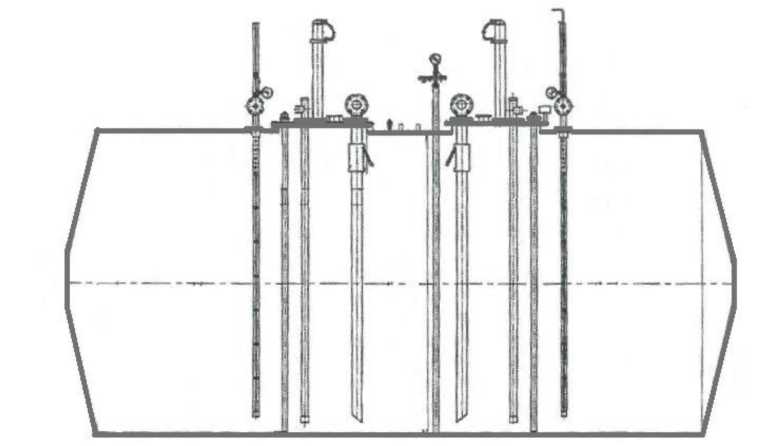Внешний вид. Резервуары стальные горизонтальные цилиндрические, http://oei-analitika.ru рисунок № 2