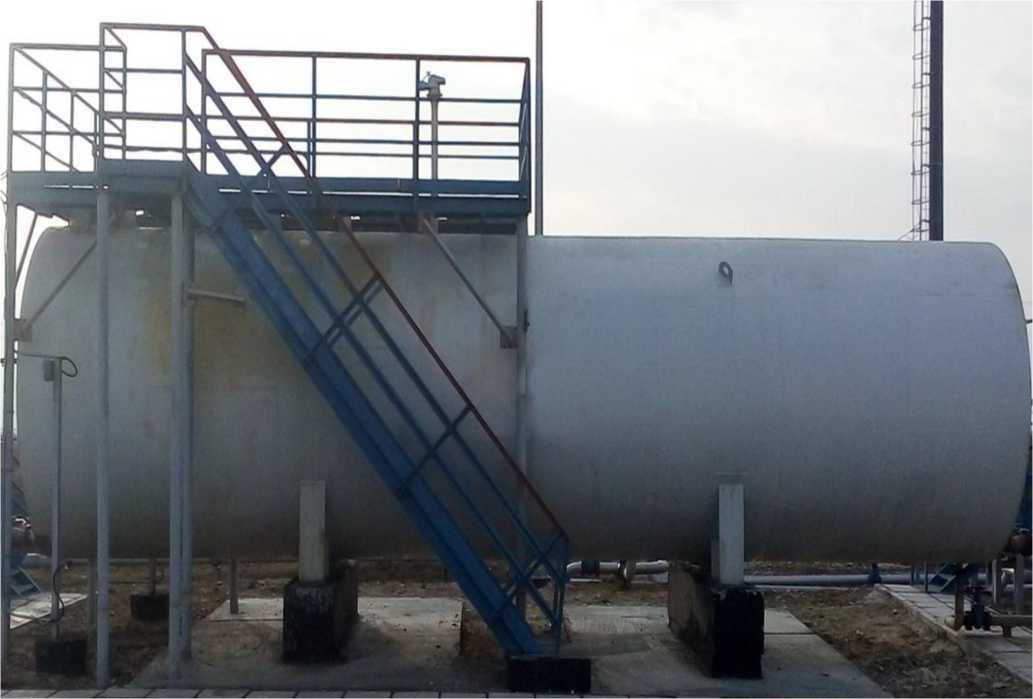 Внешний вид. Резервуары стальные горизонтальные цилиндрические, http://oei-analitika.ru рисунок № 3