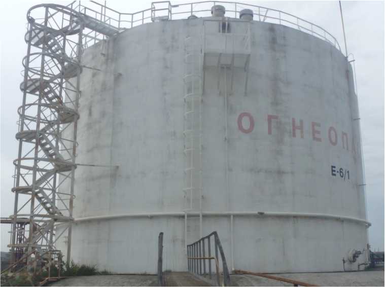 Внешний вид. Резервуары стальные вертикальные цилиндрические, http://oei-analitika.ru рисунок № 2