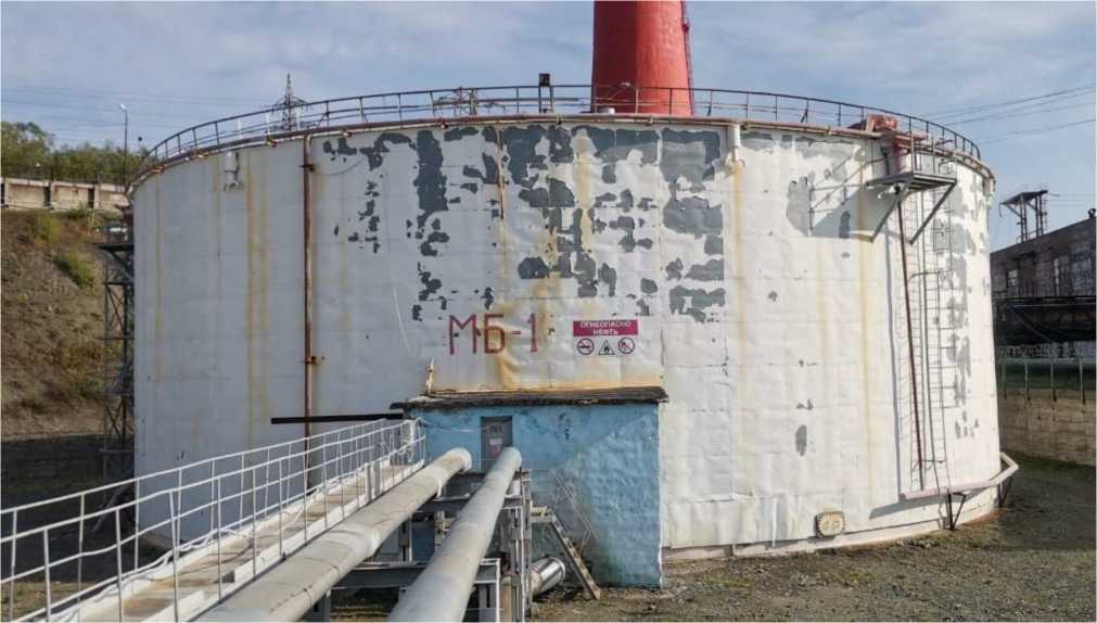 Внешний вид. Резервуар стальной вертикальный цилиндрический теплоизолированный, http://oei-analitika.ru рисунок № 1