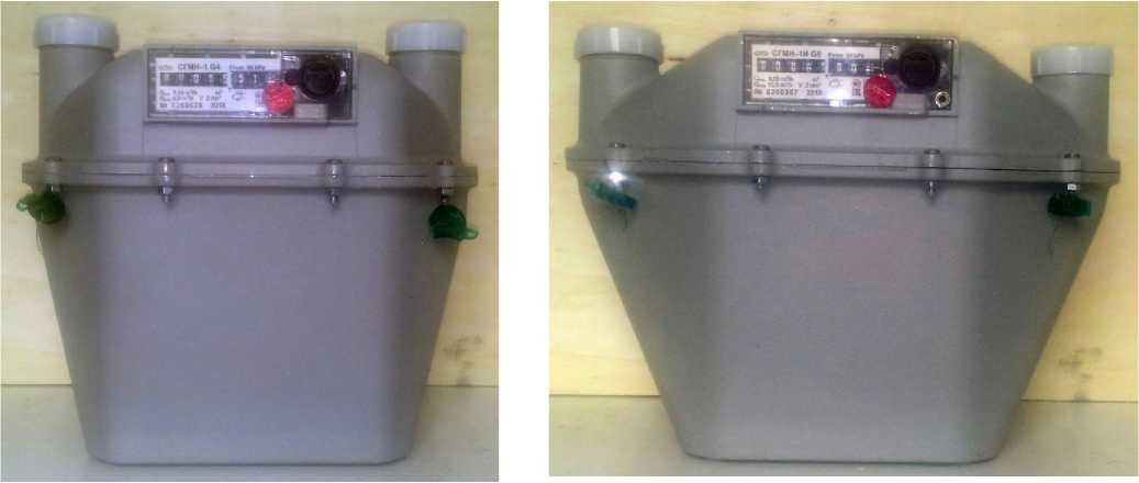 Внешний вид. Счетчики газа диафрагменные, http://oei-analitika.ru рисунок № 1