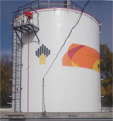 Внешний вид. Резервуары стальные вертикальные цилиндрические, http://oei-analitika.ru рисунок № 1