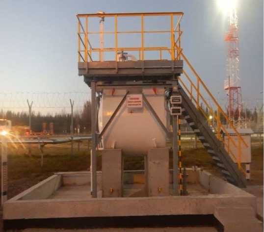 Внешний вид. Резервуары стальные горизонтальные цилиндрические, http://oei-analitika.ru рисунок № 1