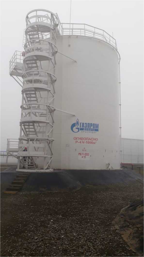 Внешний вид. Резервуары вертикальные стальные цилиндрические с понтоном, http://oei-analitika.ru рисунок № 1