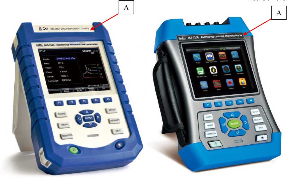 Внешний вид. Анализаторы качества электроэнергии, http://oei-analitika.ru рисунок № 1